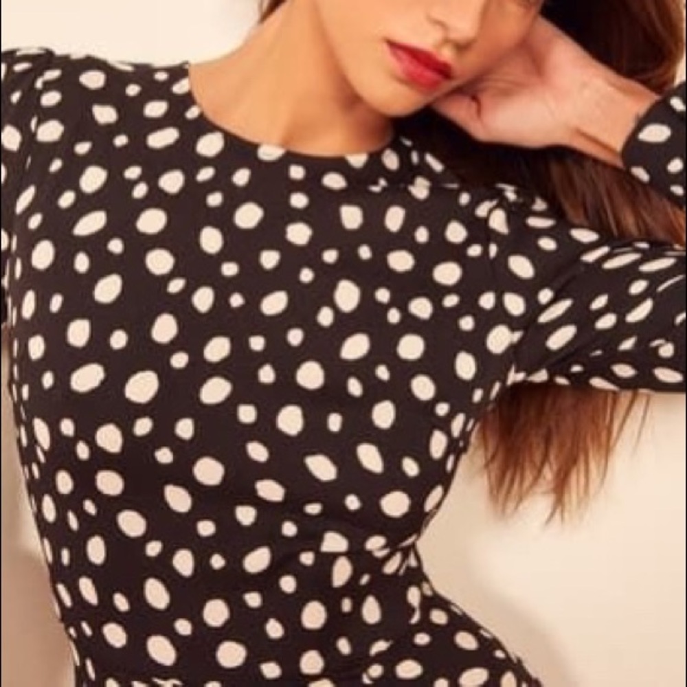 REFORMATION Creed Memento Print Dress - Picture 3 of 4
